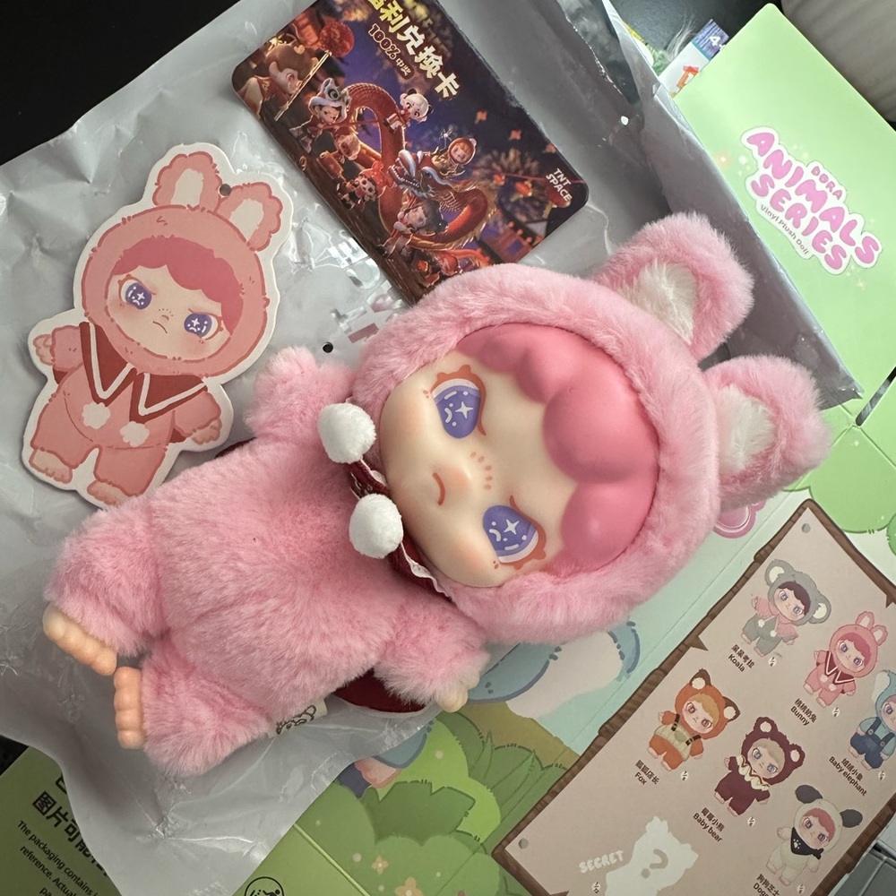DORA ANIMAL SERIES Vinyl Plush Doll (Bunny Character)